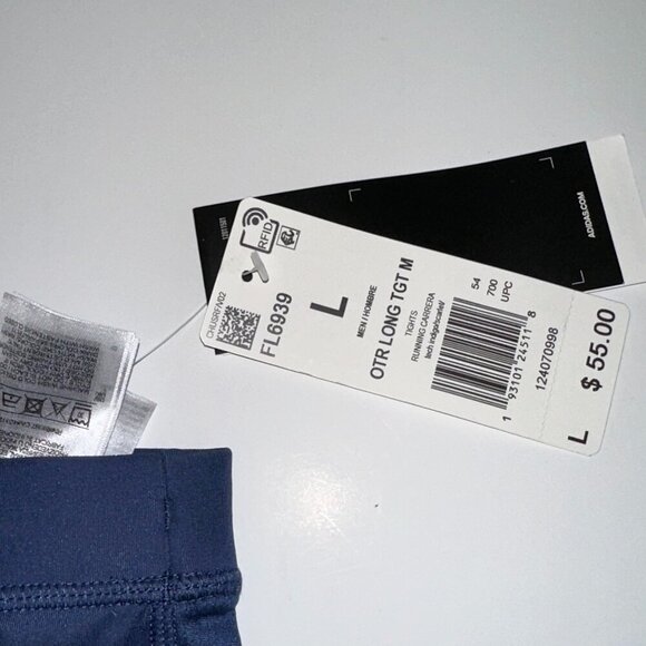 Adidas Men’s AEROREADY Running Pants Blue Size L NWT Athletic Joggers Training - Picture 8 of 10